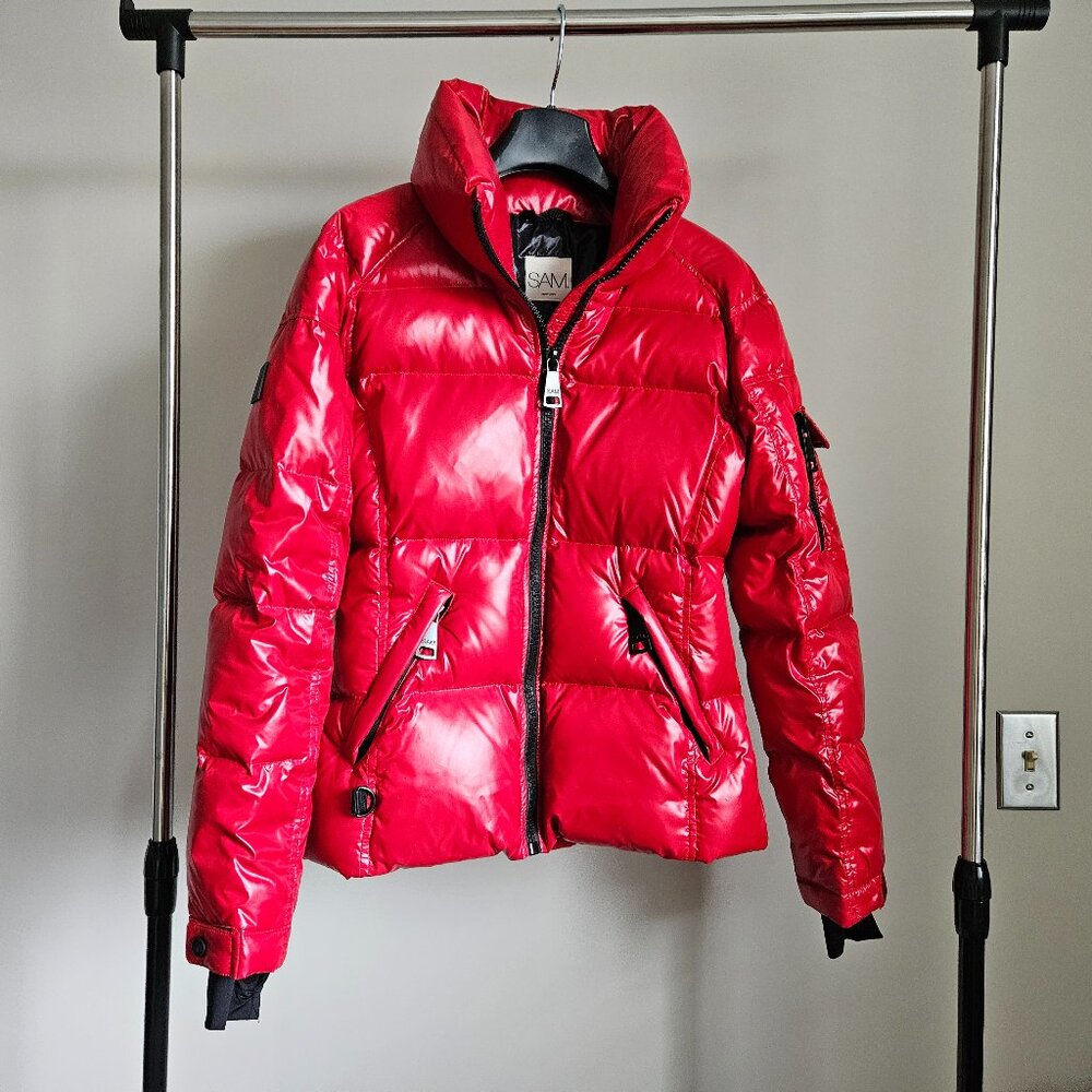 SAM. New York Freestyle Down Puffer Jacket Red - Size S